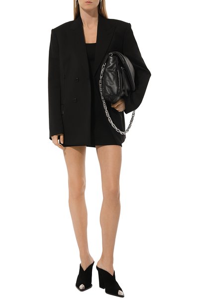 Платье из шерсти и вискозы ACNE STUDIOS черного цвета по цене 75250 руб., арт. FN-WN-DRES001216/A20698, фото 2 Платье из шерсти и вискозы ACNE STUDIOS, арт. FN-WN-DRES001216/A20698, фото 2