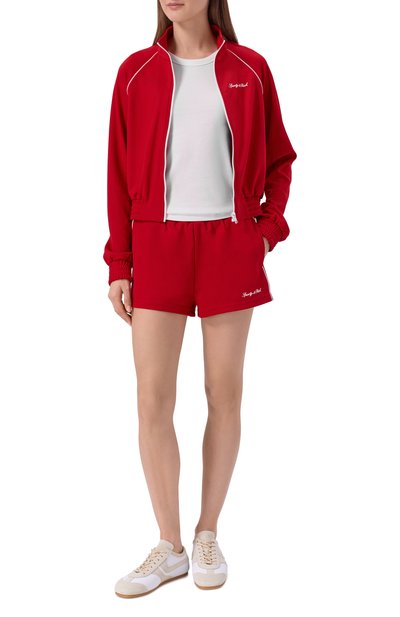 Шорты SPORTY AND RICH красного цвета по цене 24300 руб., арт. SH061710326RE33, фото 2 Шорты SPORTY AND RICH, арт. SH061710326RE33, фото 2