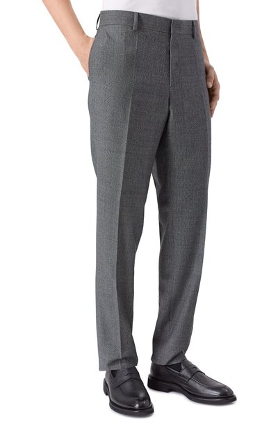 Шерстяные брюки BOSS, арт. 50551567, фото 3