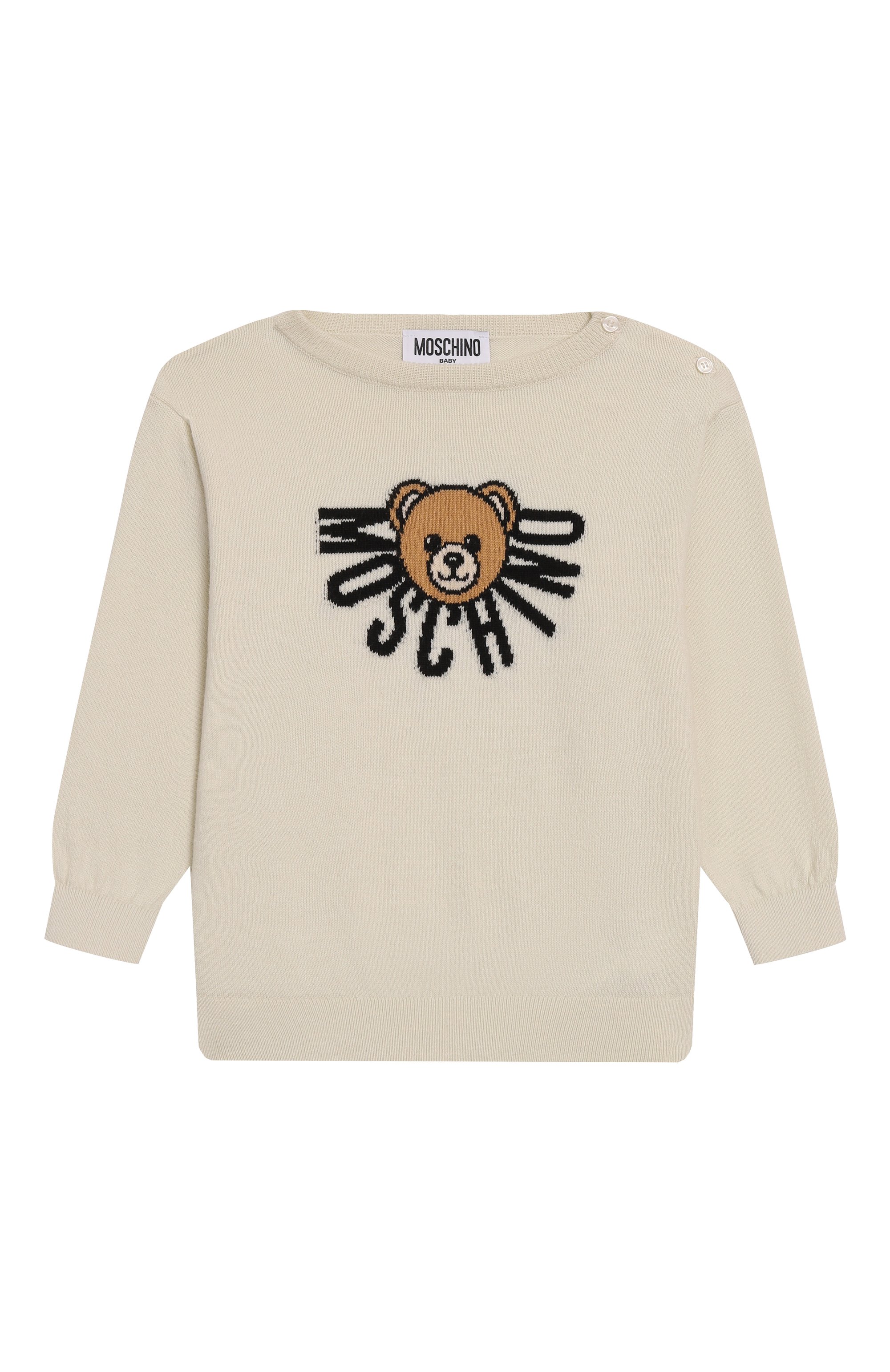 Пуловер из хлопка и шерсти MOSCHINO, арт. M7W00J/LHE43, фото 1