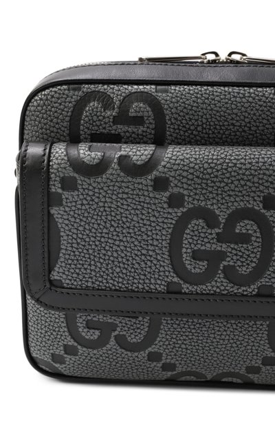 Сумка jumbo gg GUCCI темно-серого цвета по цене 288000 руб., арт. 794088/AAECE, фото 3 Сумка jumbo gg GUCCI, арт. 794088/AAECE, фото 3