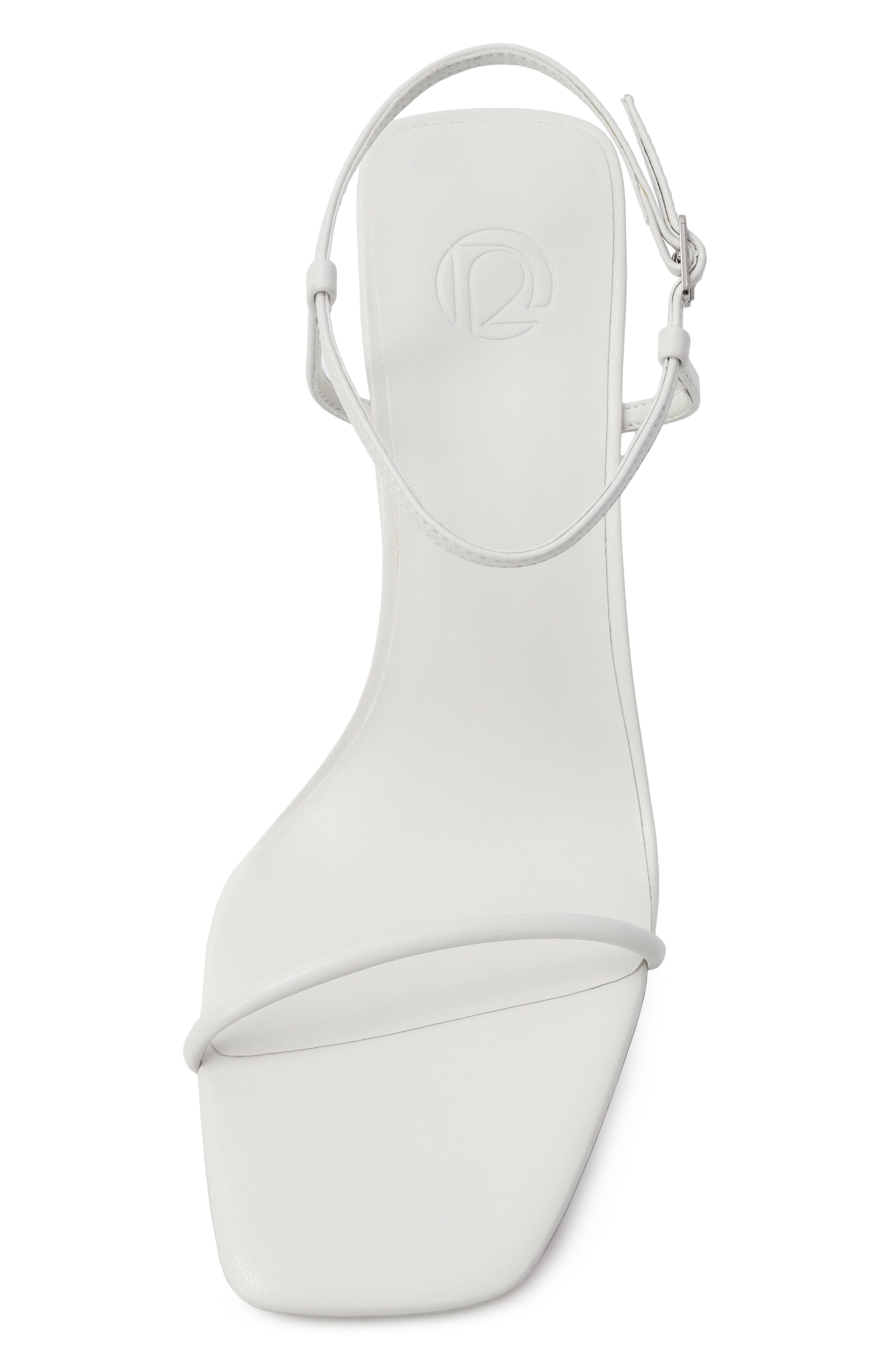 Кожаные босоножки 12 STOREEZ белого цвета по цене 19000 руб., арт. 132643, фото 6 Кожаные босоножки 12 STOREEZ, арт. 132643, фото 6