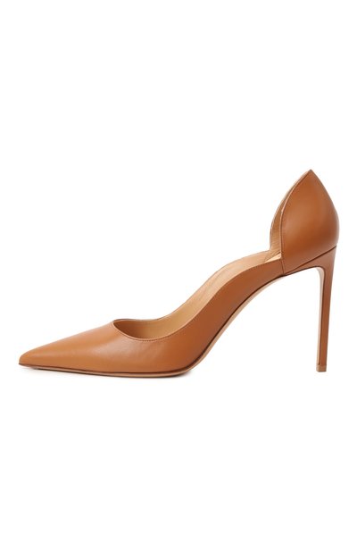 Кожаные туфли FRANCESCO RUSSO светло-коричневого цвета по цене 95050 руб., арт. R1P961/N200, фото 4 Кожаные туфли FRANCESCO RUSSO, арт. R1P961/N200, фото 4