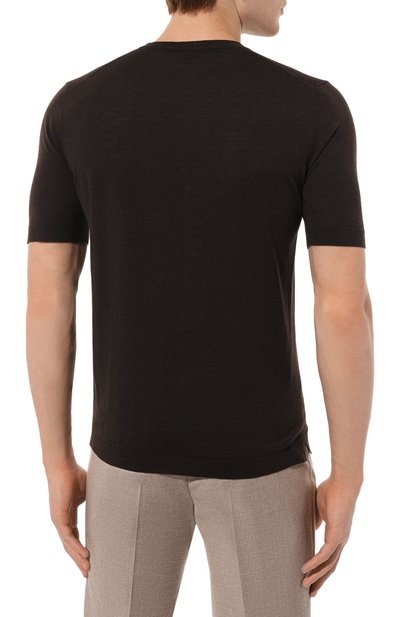 Джемпер из шерсти и шелка ANDREA CAMPAGNA, арт. TS0MC/LSC18R, фото 4