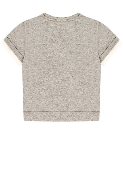 Хлопковый свитшот со стразами и короткими рукавами N21, арт. 08 X/K805/3440/26-32, фото 2