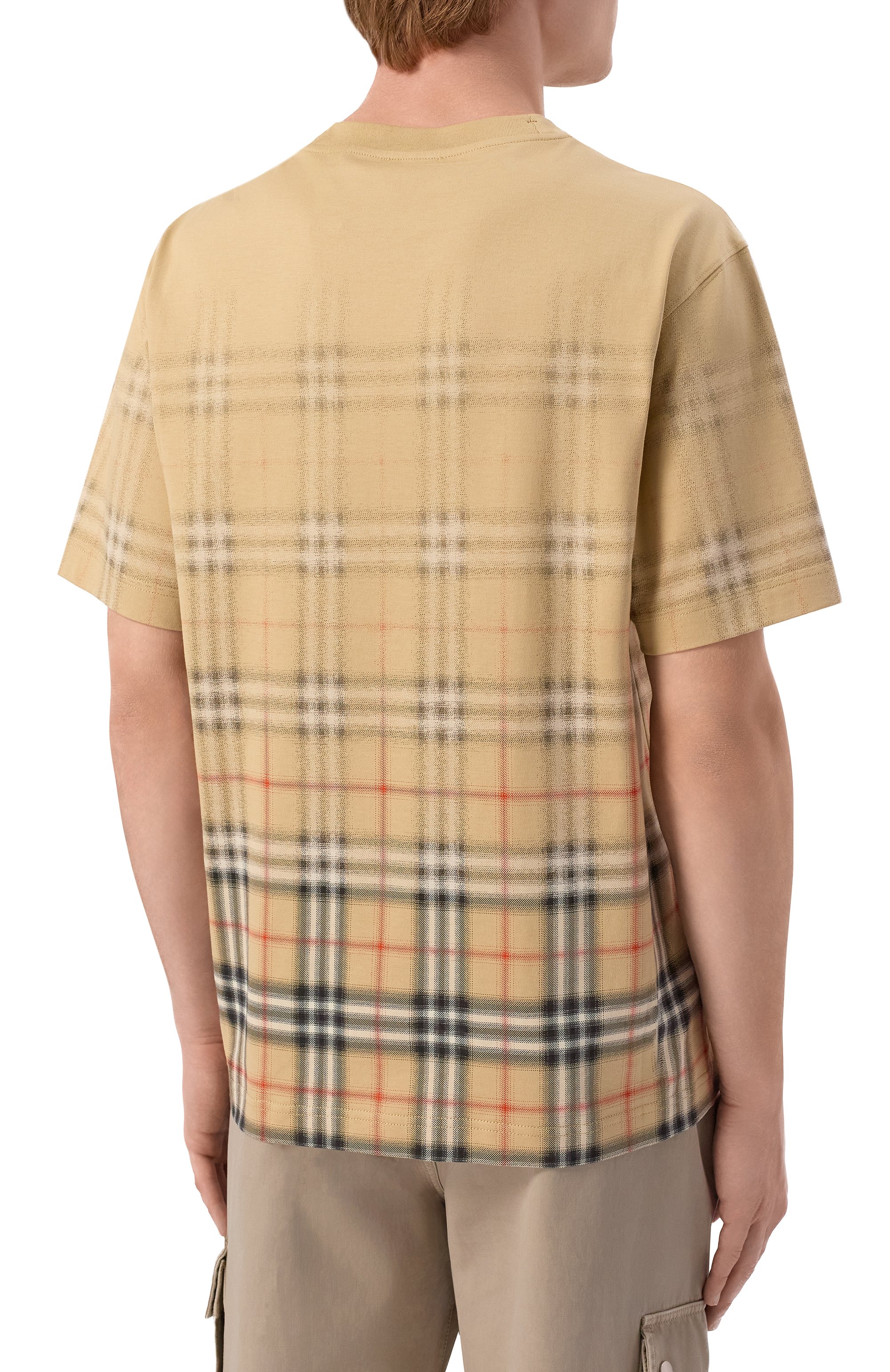 Хлопковая футболка BURBERRY, арт. 8119022, фото 4