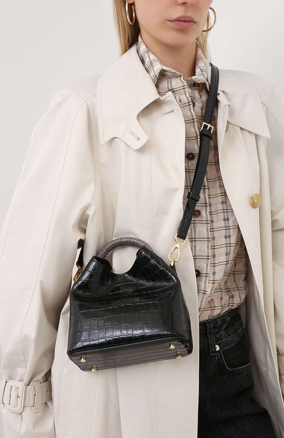 Сумка madeleine small ELLEME, арт. MADELEINE/CR0C0 PRINT LEATHER, фото 5