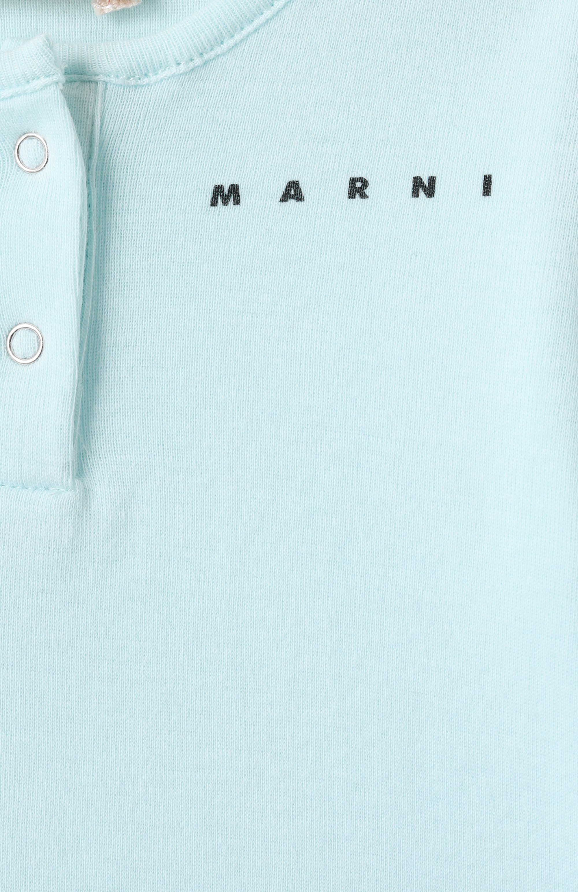 Комплект из футболки и шорт MARNI голубого цвета по цене 11500 руб., арт. M01442/M00UL, фото 6 Комплект из футболки и шорт MARNI, арт. M01442/M00UL, фото 6