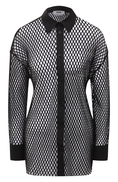 Женская хлопковая рубашка MSGM, арт. 3441MDE12 237011