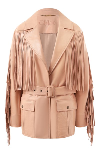 Женская кожаная куртка CHLOÉ, арт. CHC24WCV22202