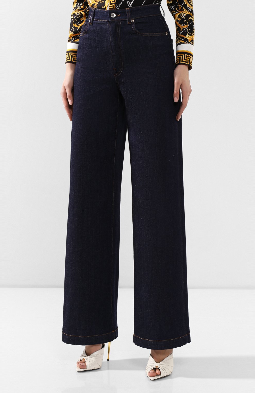 Джинсы DOLCE & GABBANA темно-синего цвета по цене 93550 руб., арт. FTB0KD/G898Z, фото 3 Джинсы DOLCE & GABBANA, арт. FTB0KD/G898Z, фото 3