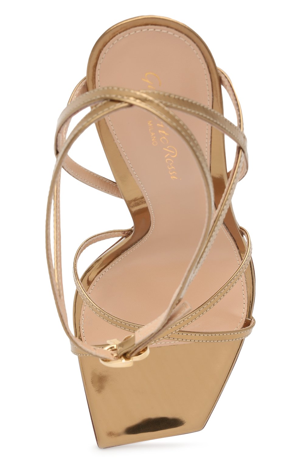 Кожаные босоножки georgina GIANVITO ROSSI, арт. G31993.15RIC.METMEK0, фото 5