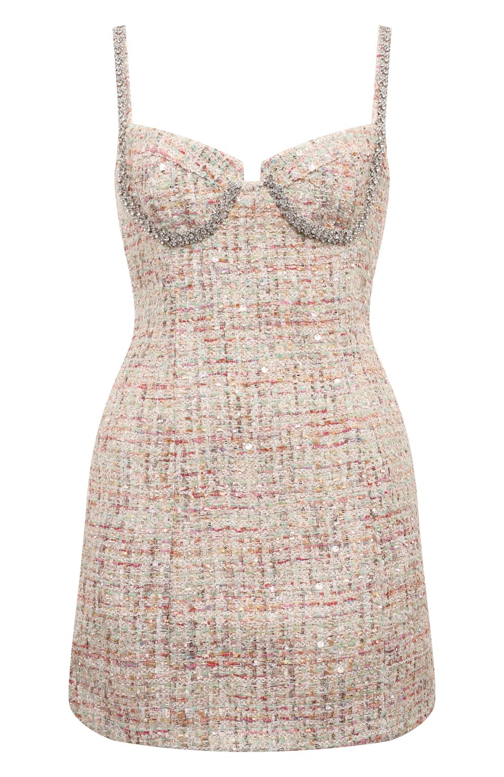 Твидовое платье SELF-PORTRAIT, арт. PF24-168S-C, фото 1