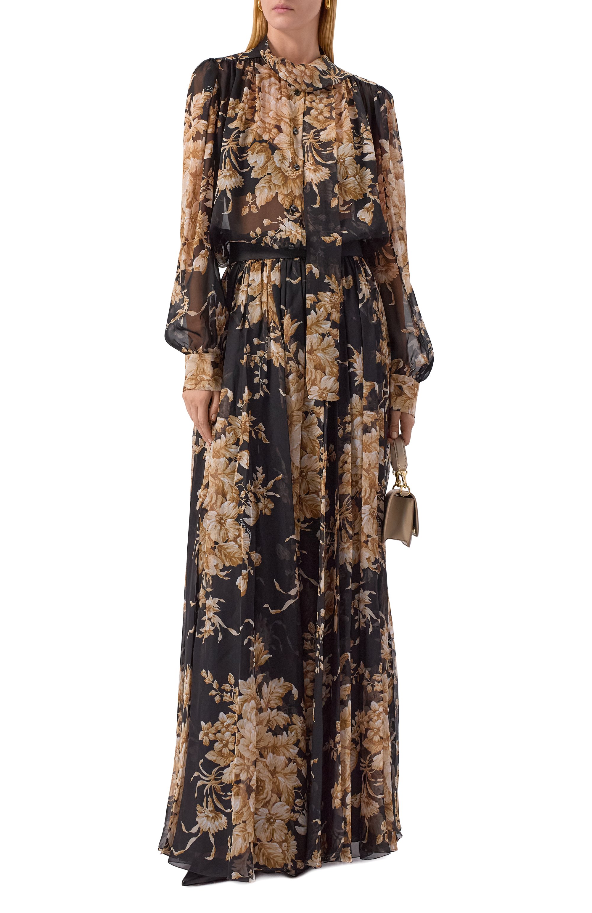 Шелковая юбка DOLCE & GABBANA, арт. F4B0WT/IS1Z0, фото 2