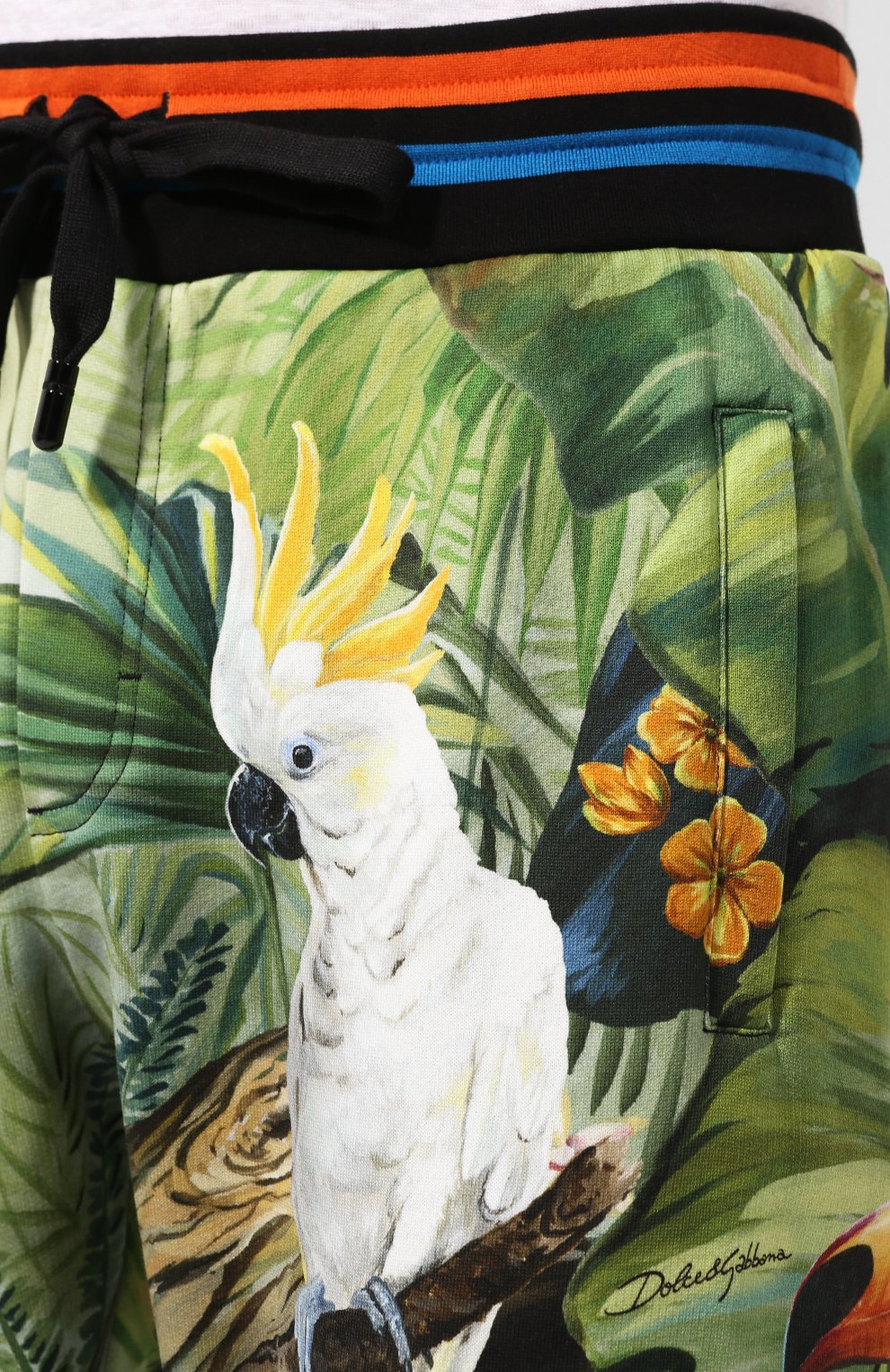 Хлопковые джоггеры DOLCE & GABBANA, арт. GYM0AT/FI7U6, фото 5