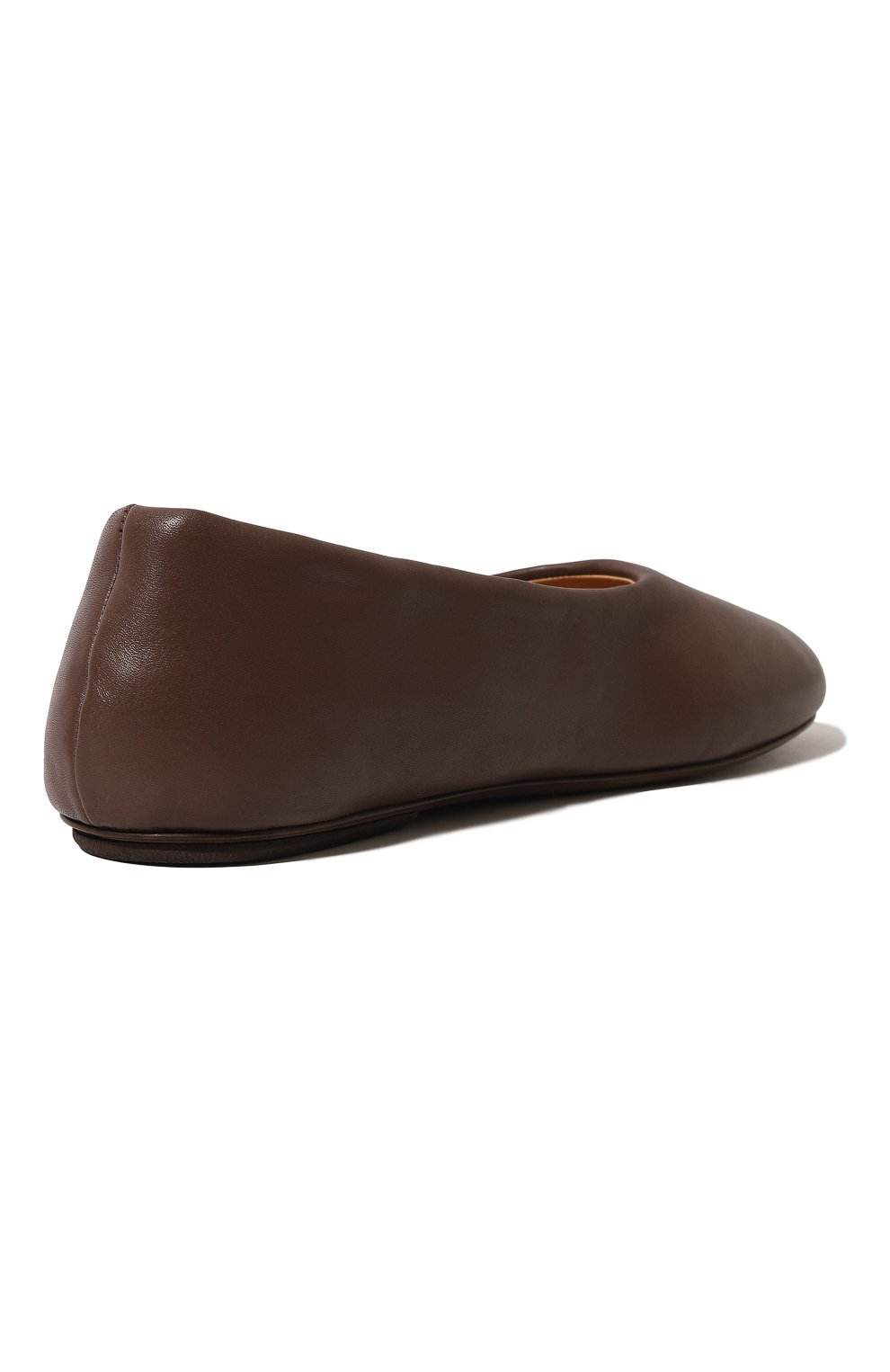 Кожаные балетки girella MARSELL темно-коричневого цвета по цене 63900 руб., арт. MW7070/097, фото 5 Кожаные балетки girella MARSELL, арт. MW7070/097, фото 5