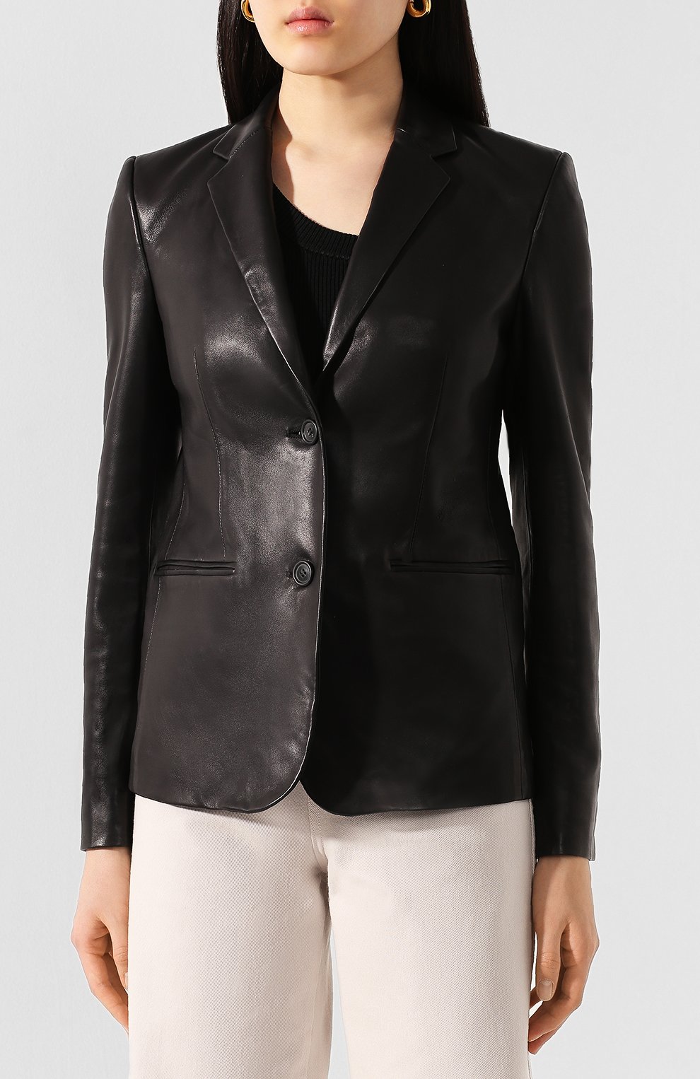 Кожаный жакет HELMUT LANG, арт. K01HW104, фото 3