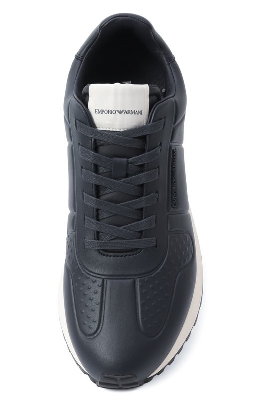 Кожаные кроссовки Emporio Armani X4X684/XR323 Синий  X4X684/XR323 Фото 6
