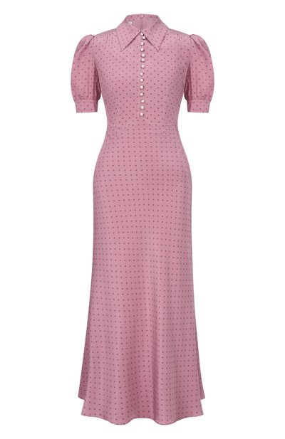 Женское шелковое платье ALESSANDRA RICH, арт. FABX3598/F4686