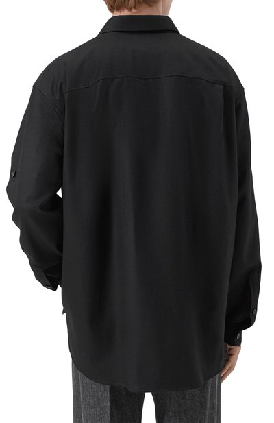 Рубашка из шерсти и хлопка DOLCE & GABBANA, арт. G5NI3T/FU21Q, фото 4