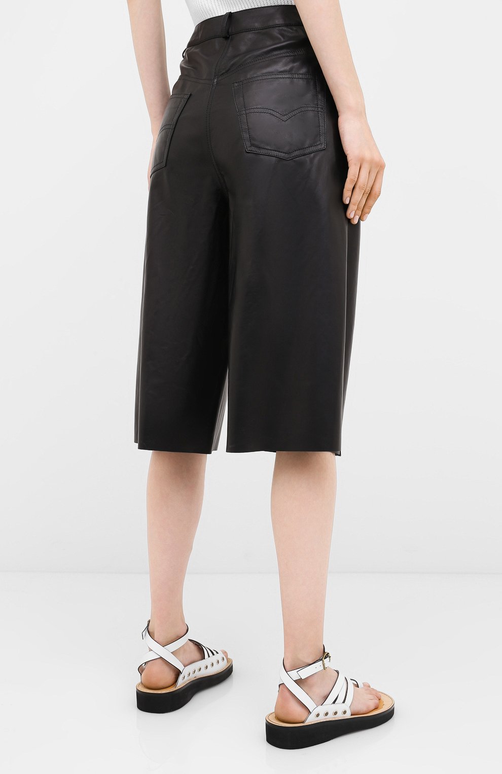 Кожаные шорты DROME, арт. DPD1991P/D400P, фото 4