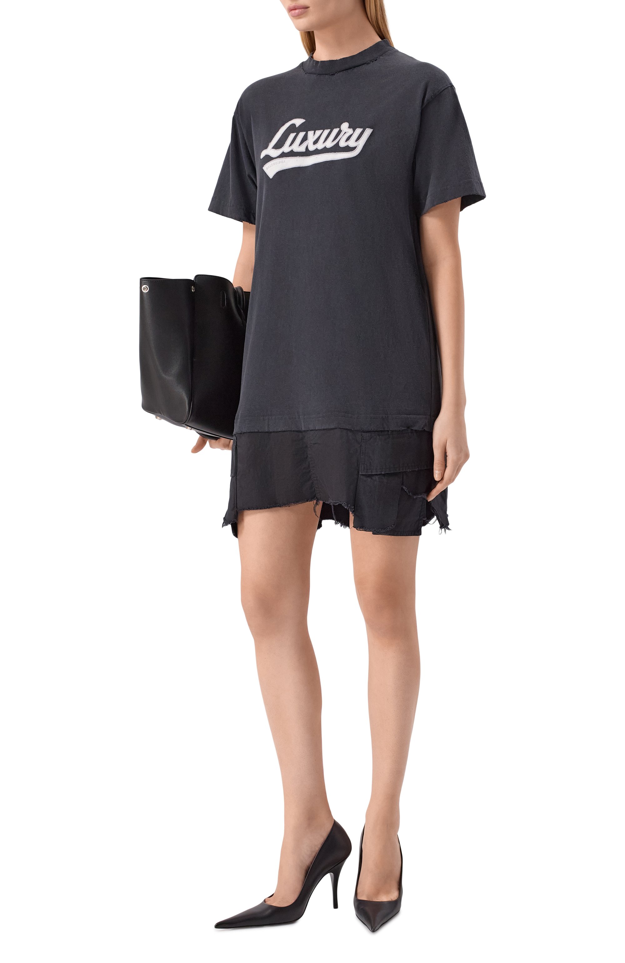 Хлопковое платье BALENCIAGA, арт. 850644/TSP01, фото 2