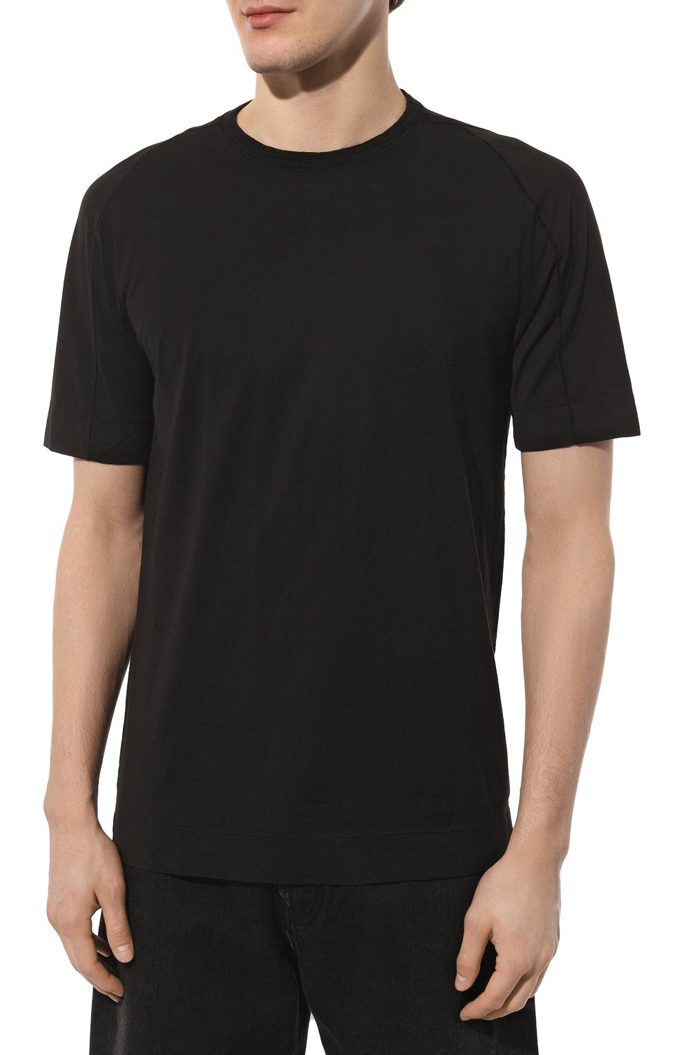 Футболка из хлопка и льна TRANSIT, арт. CFUTRT1360, фото 3