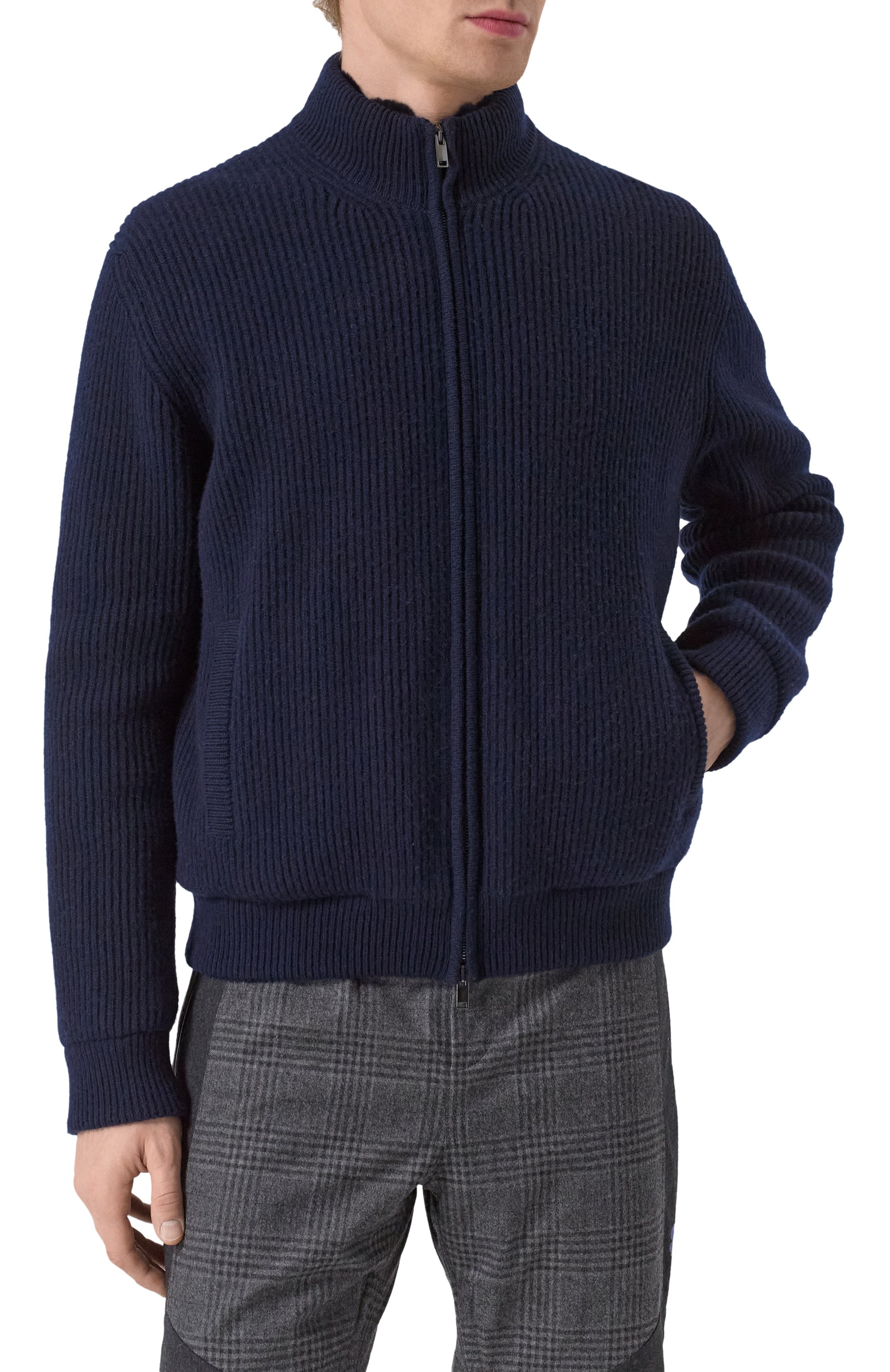 Кашемировый кардиган с подкладкой из норки MVST, арт. FTXTRECK-ES3625-3V/TR-ES3625-1, фото 3