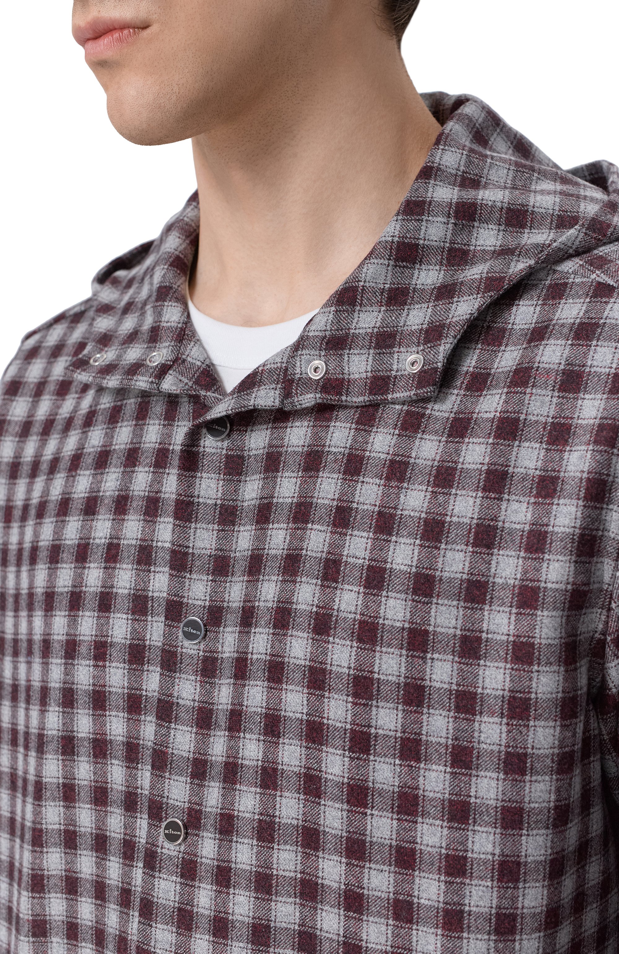 Рубашка из шерсти и кашемира KITON, арт. UMCPETEK0167G21, фото 5