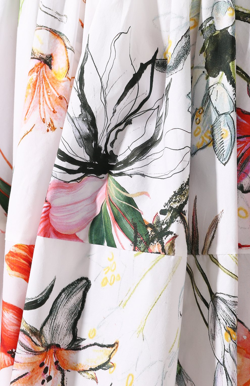 Хлопковая юбка ALEXANDER MCQUEEN, арт. 620660/QDAAL, фото 5