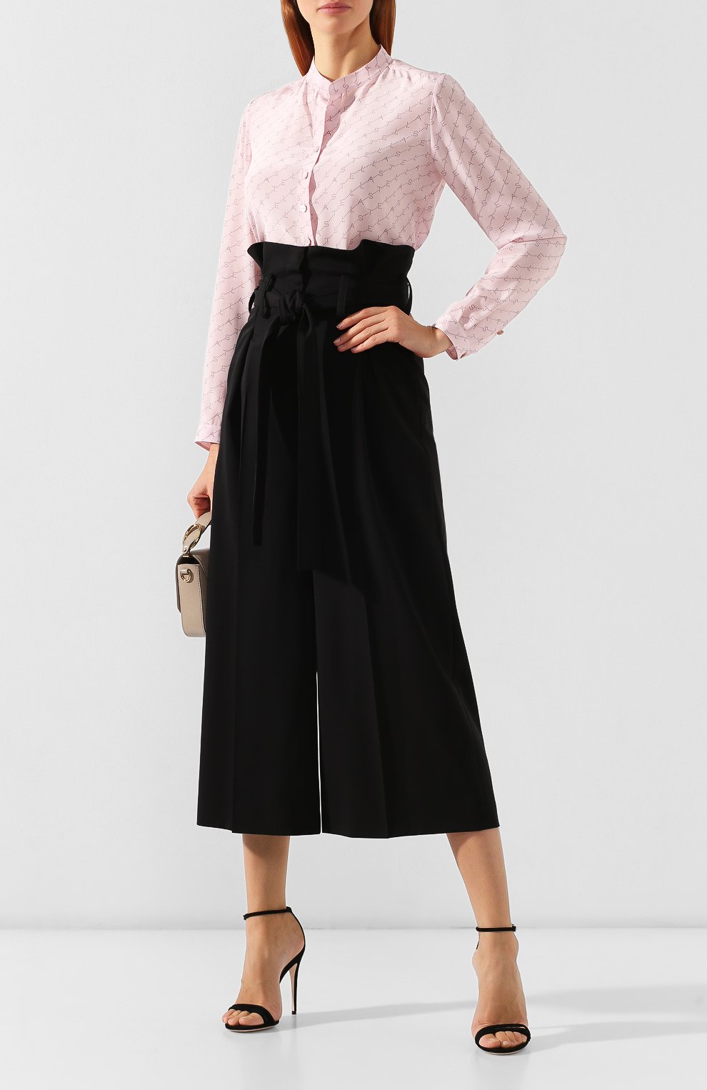 Шерстяные брюки STELLA MCCARTNEY черного цвета по цене 48400 руб., арт. 513859/SNB77, фото 2 Шерстяные брюки STELLA MCCARTNEY, арт. 513859/SNB77, фото 2