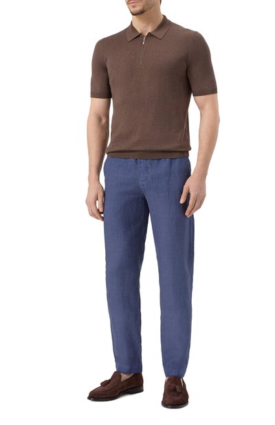 Мужская шелковое поло GRAN SASSO, арт. 43166/23503