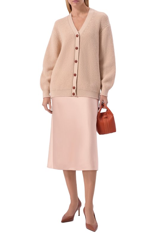 Кардиган из кашемира и шерсти Loro Piana FAN1686 Бежевый  FAN1686 Фото 2