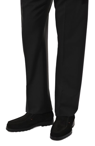 Замшевые ботинки detroit SANTONI черного цвета по цене 73750 руб., арт. MGDG18891NE0AGEX, фото 3 Замшевые ботинки detroit SANTONI, арт. MGDG18891NE0AGEX, фото 3