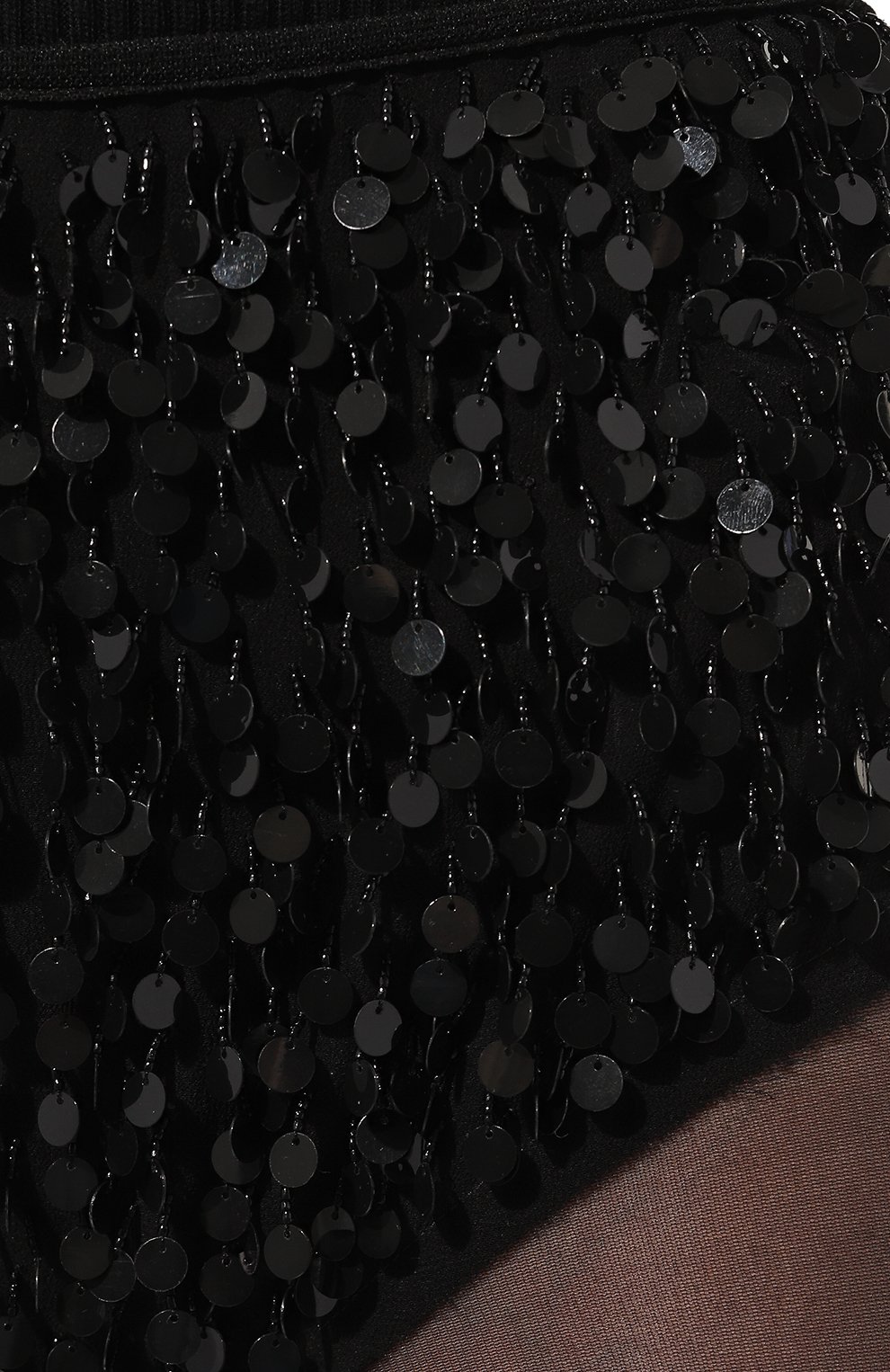 Шелковые шорты с отделкой пайетками MAISON MARGIELA, арт. S51QP0027/S60395, фото 5