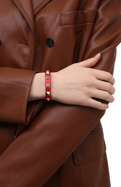 Кожаный браслет rockstud VALENTINO, арт. XW2J0255VIT, фото 2