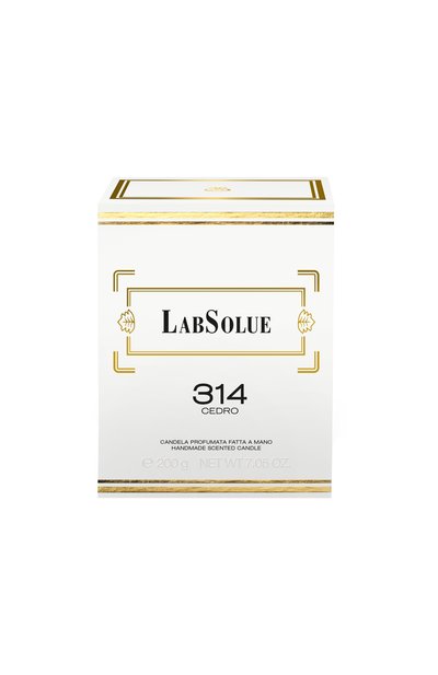 Свеча 314 cedro (200g) LABSOLUE бесцветного цвета по цене 14770 руб., арт. 8011530971137, фото 2 Свеча 314 cedro (200g) LABSOLUE, арт. 8011530971137, фото 2