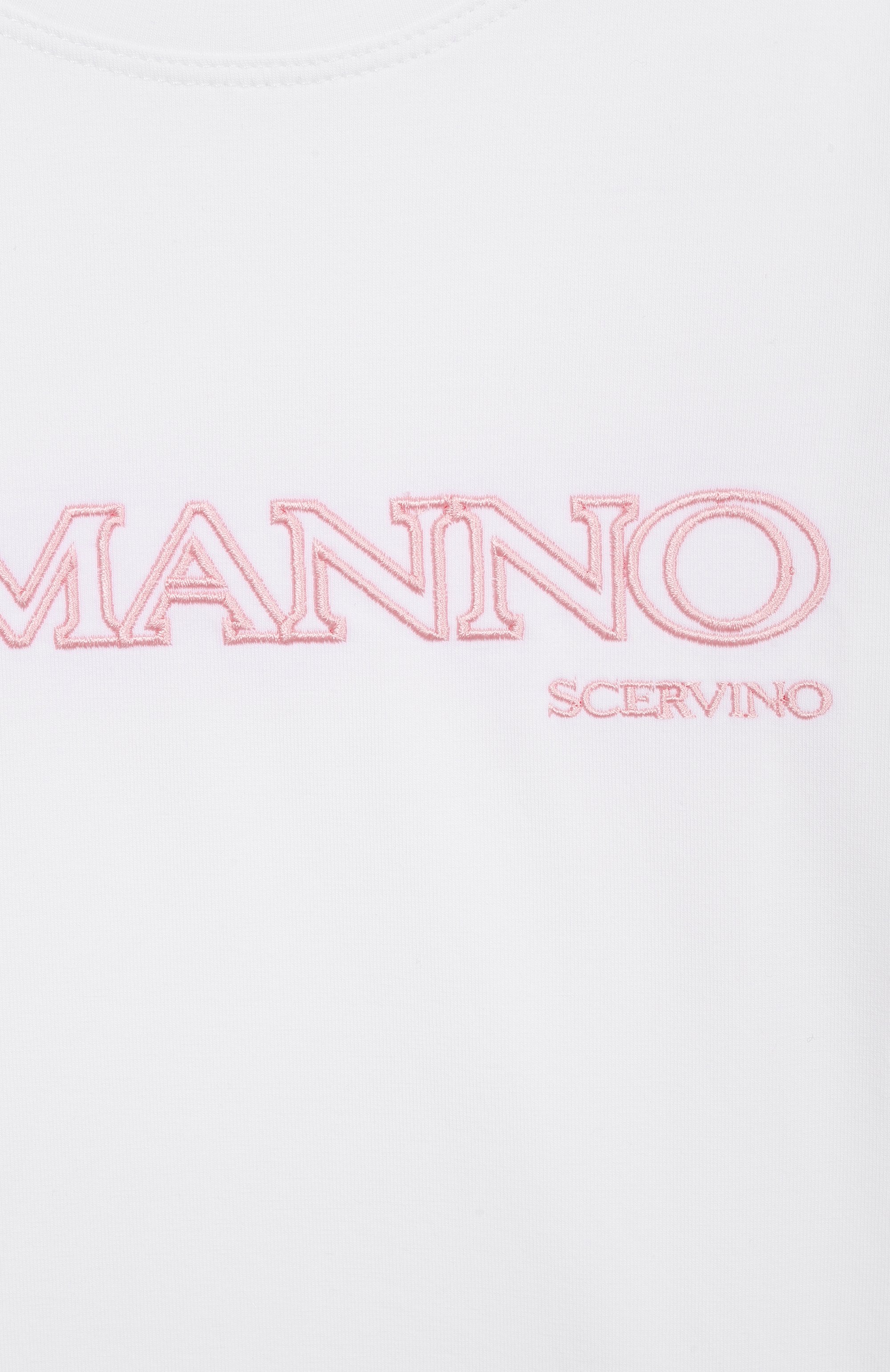 Хлопковая футболка ERMANNO SCERVINO, арт. Z1G608, фото 3