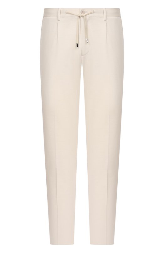 Шерстяные брюки Stefano Ricci M1T6100130/MA0033_001 Кремовый M1T6100130/MA0033_001