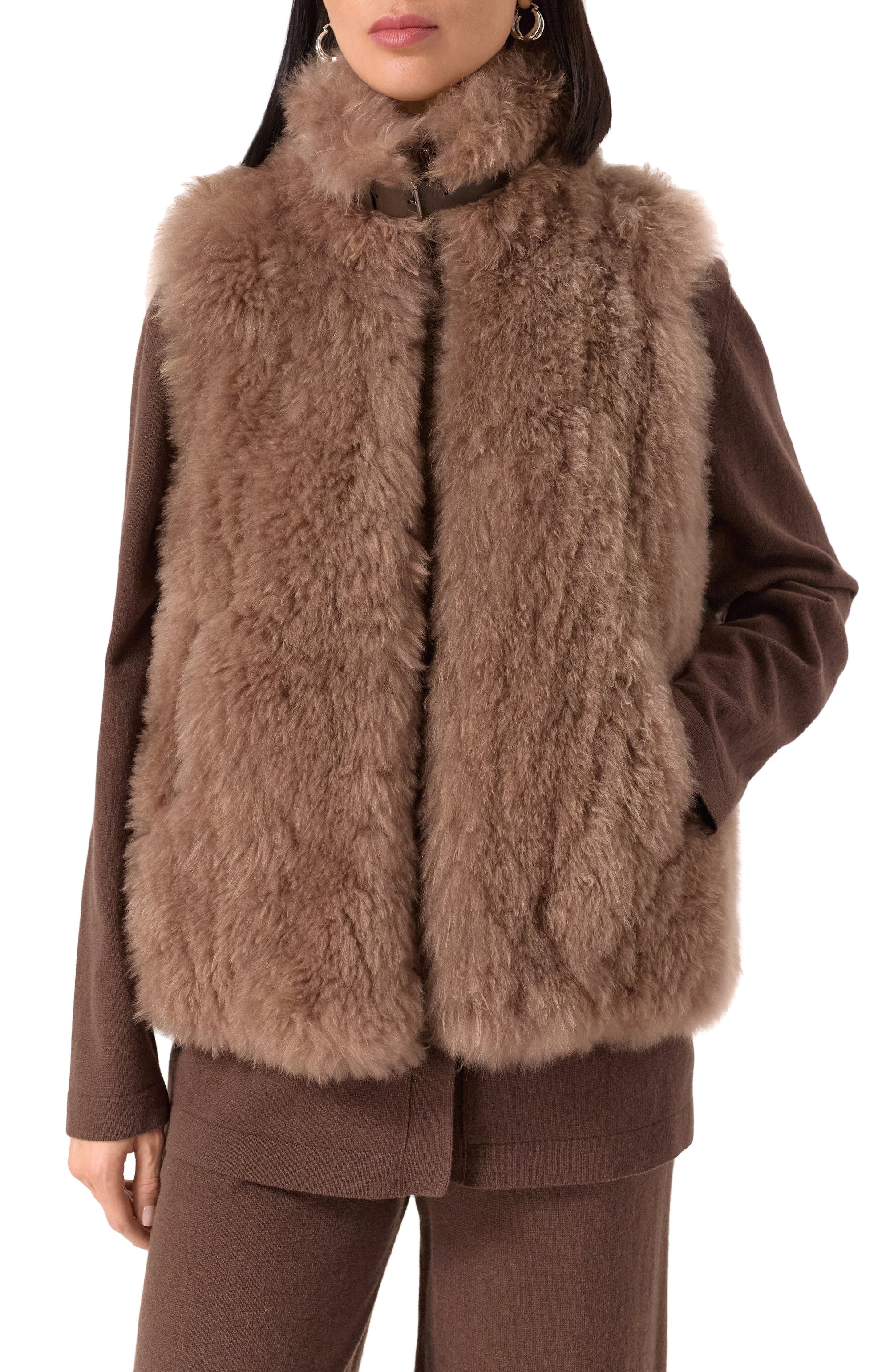 Жилет из меха козы BRUNELLO CUCINELLI, арт. MPMWL7663, фото 3