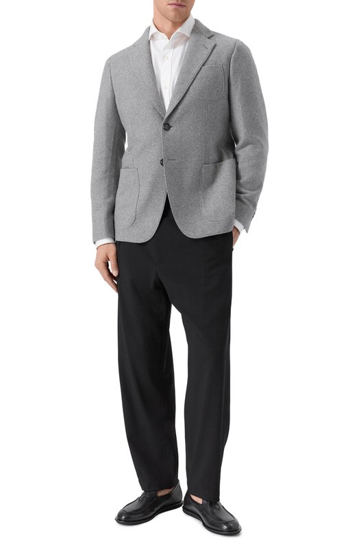 Кашемировый пиджак Giorgio Armani GM000140/TE17853 Серый  GM000140/TE17853 Фото 2
