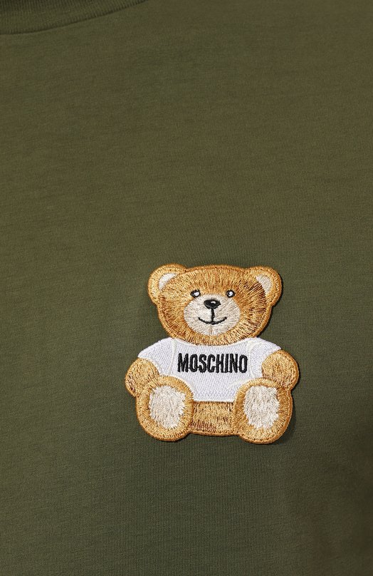 фото Хлопковая футболка moschino