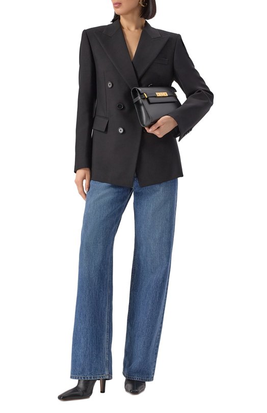 Сумка Manhattan small Saint Laurent 675626/0SX0W Чёрный  675626/0SX0W Фото 7