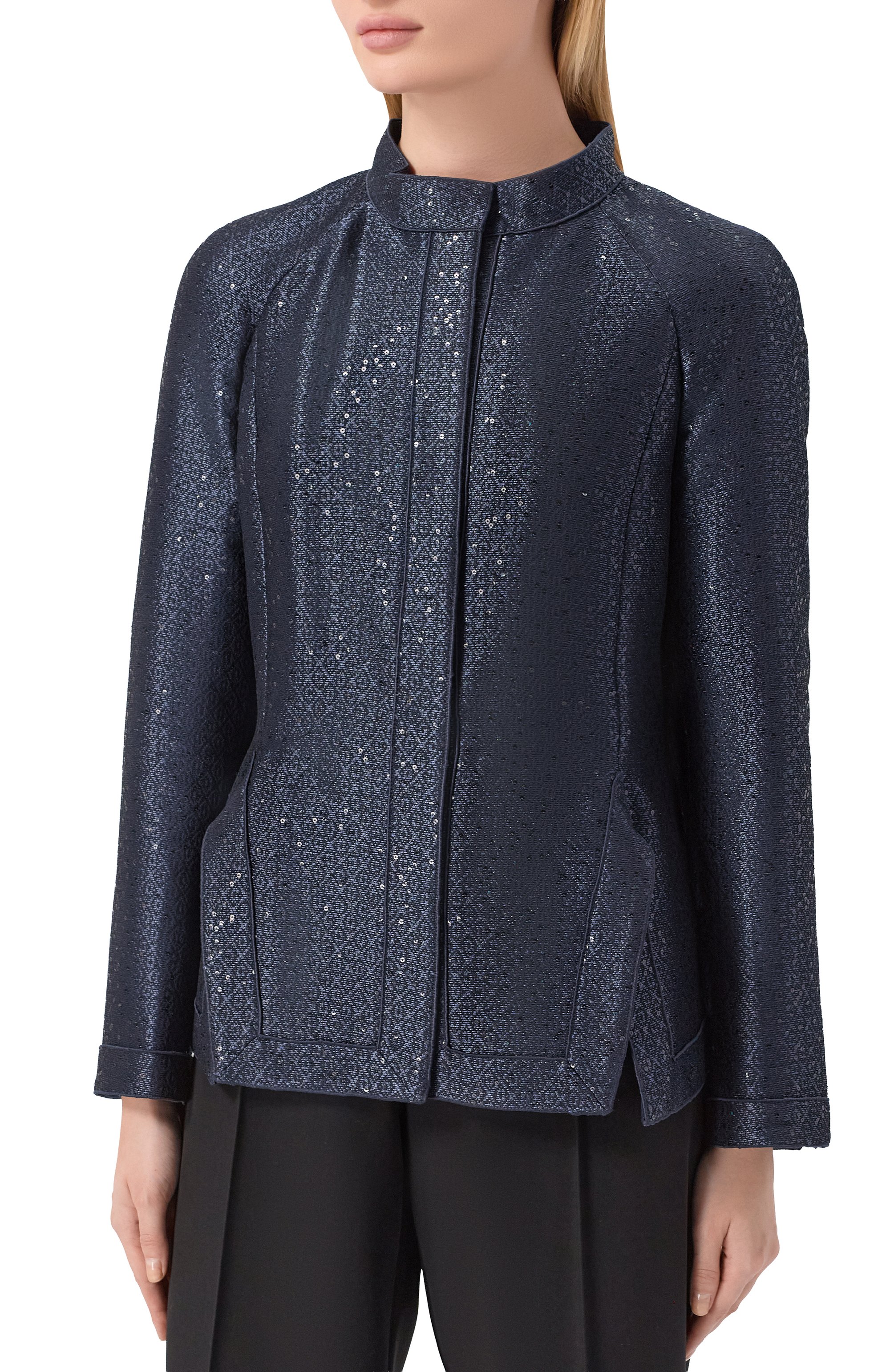 Жакет с отделкой пайе�тками GIORGIO ARMANI, арт. GW001554/TE16746, фото 3
