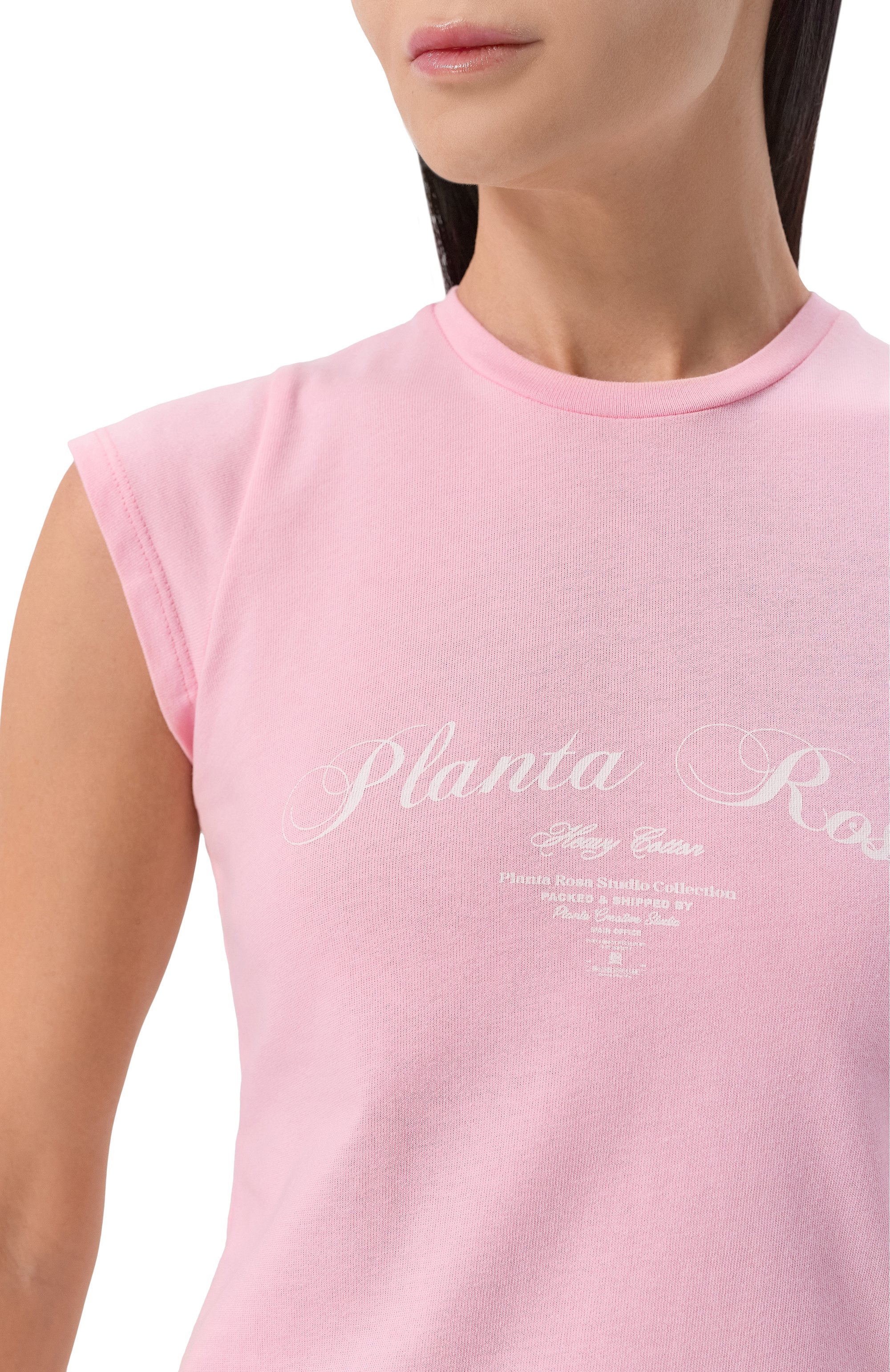Хлопковая футболка PLANTA ROSA, арт. PR/T016/PERFECTION/220, фото 5