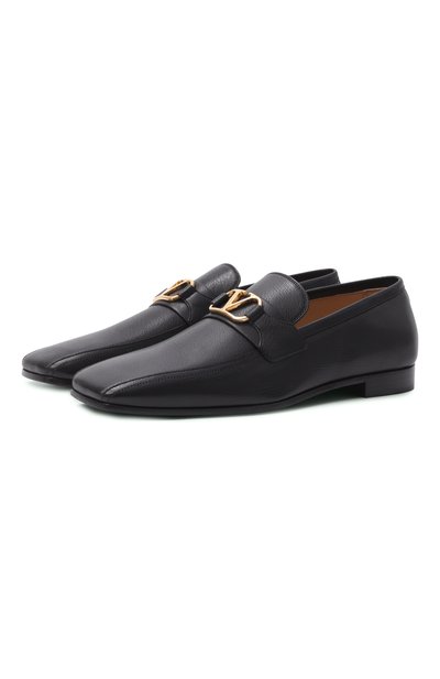 Мужские кожаные лоферы vlogo signature VALENTINO, арт. 8Y0S0N03/ZWD