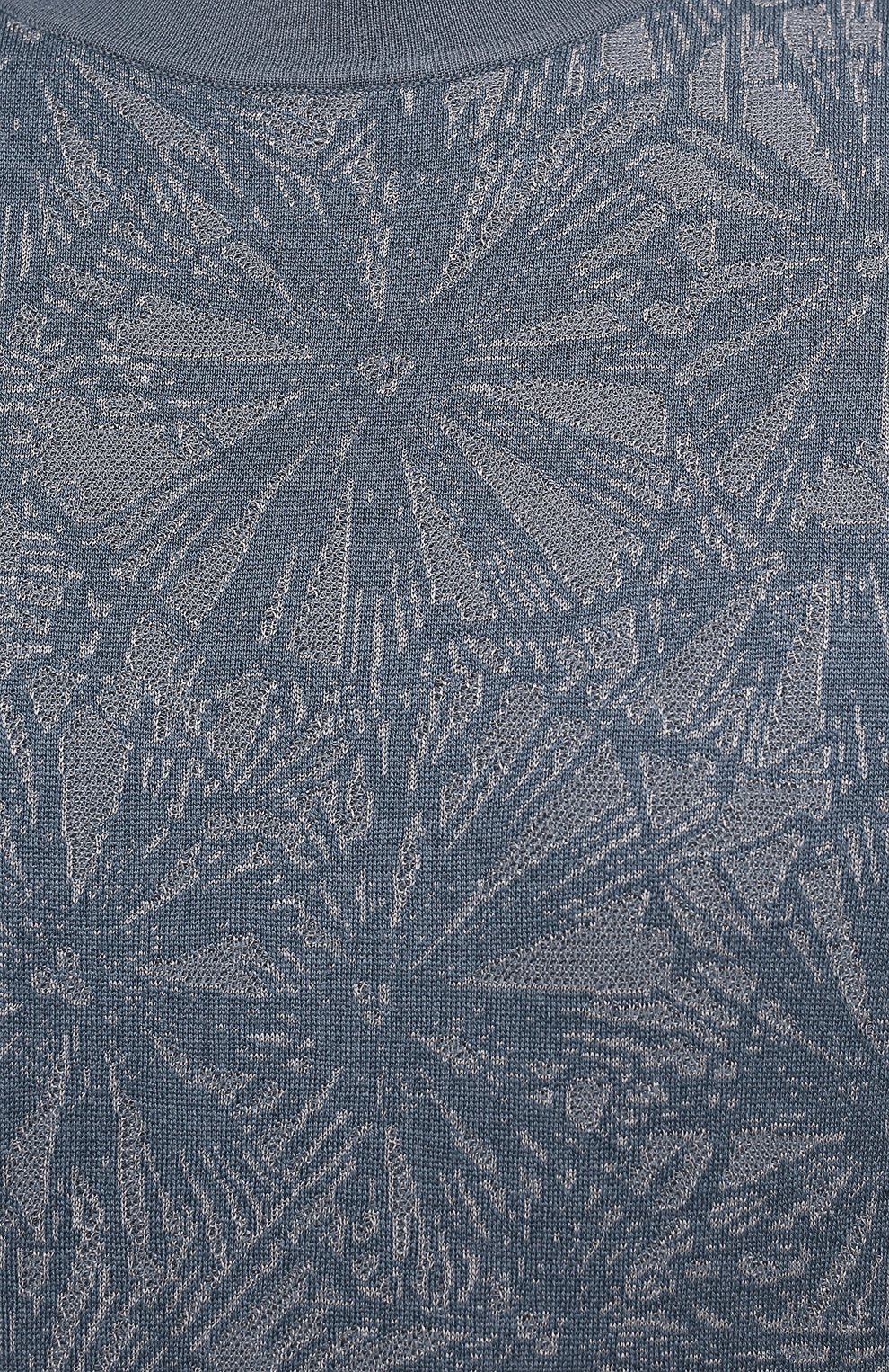 Джемпер из шелка и шерсти ZEGNA синего цвета по цене 84050 руб., арт. UWF99/110, фото 5 Джемпер из шелка и шерсти ZEGNA, арт. UWF99/110, фото 5