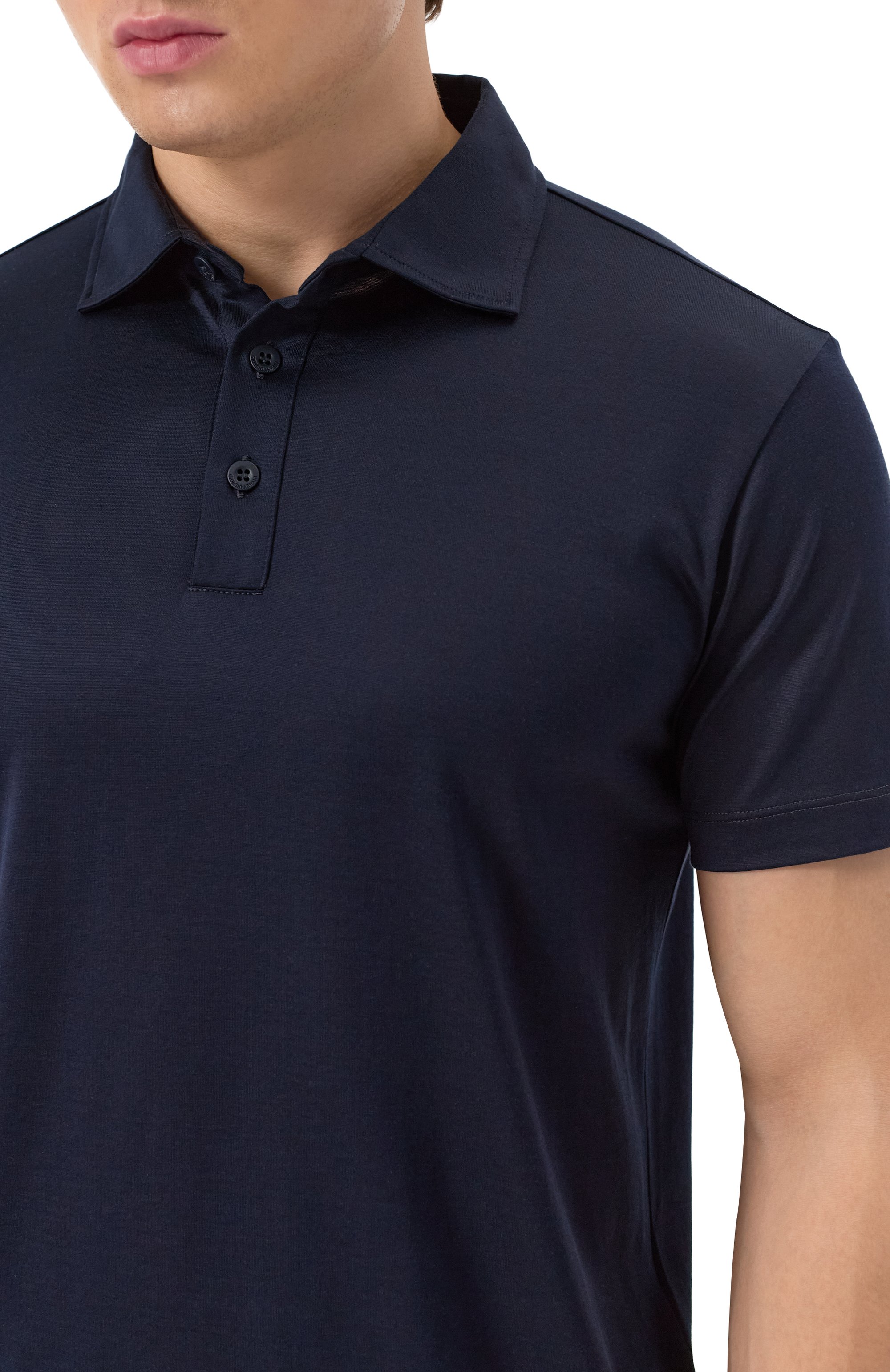 Поло из шелка и хлопка GIORGIO ARMANI, арт. 3KSF74/SJZHZ, фото 5