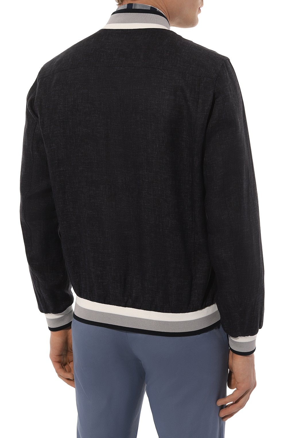 Льняной бомбер ZILLI, арт. B0M01BM0800VZL0T1, фото 4