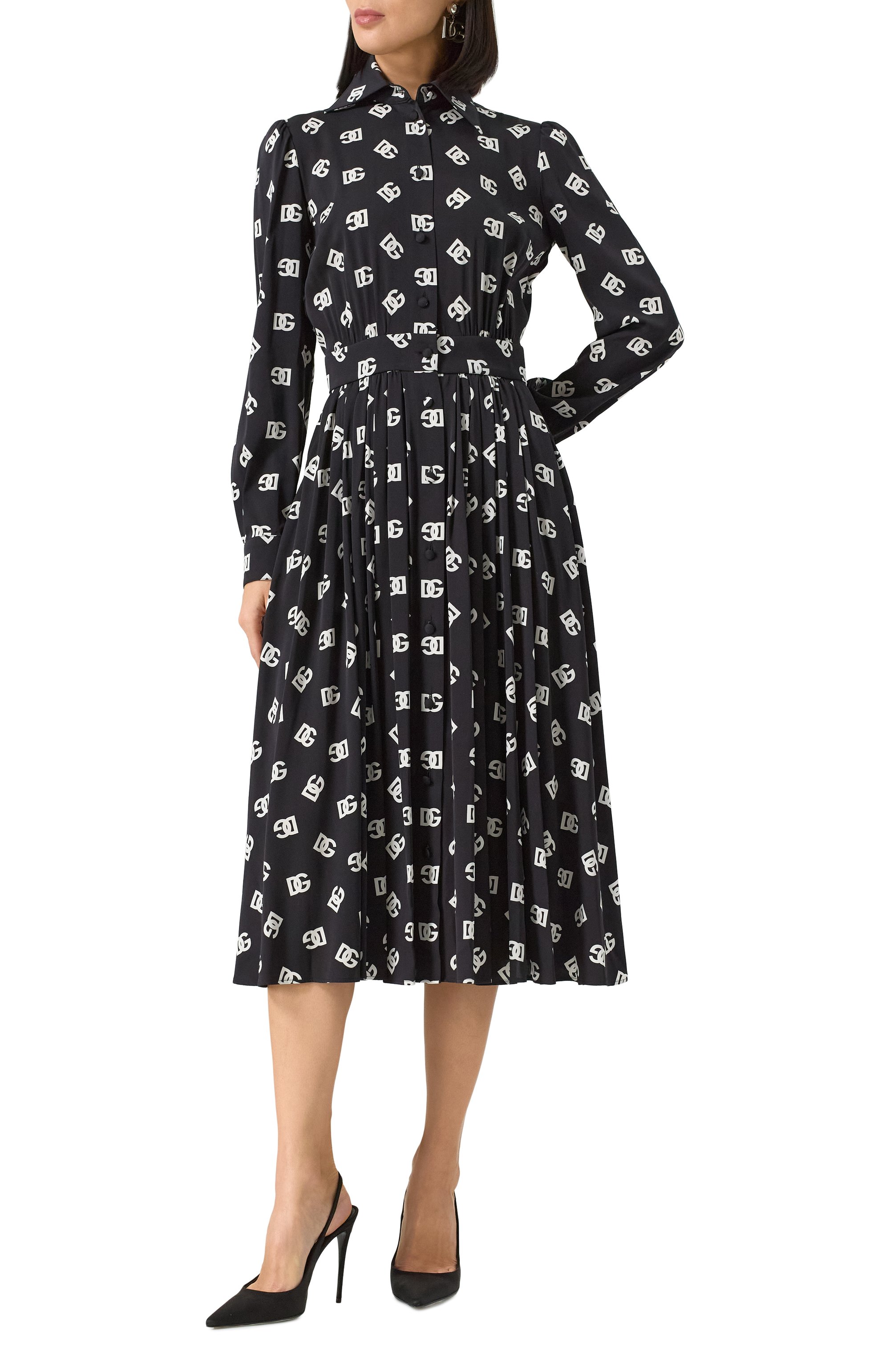 Шелковое платье DOLCE & GABBANA, арт. F6ARQT/FSA4I, фото 3